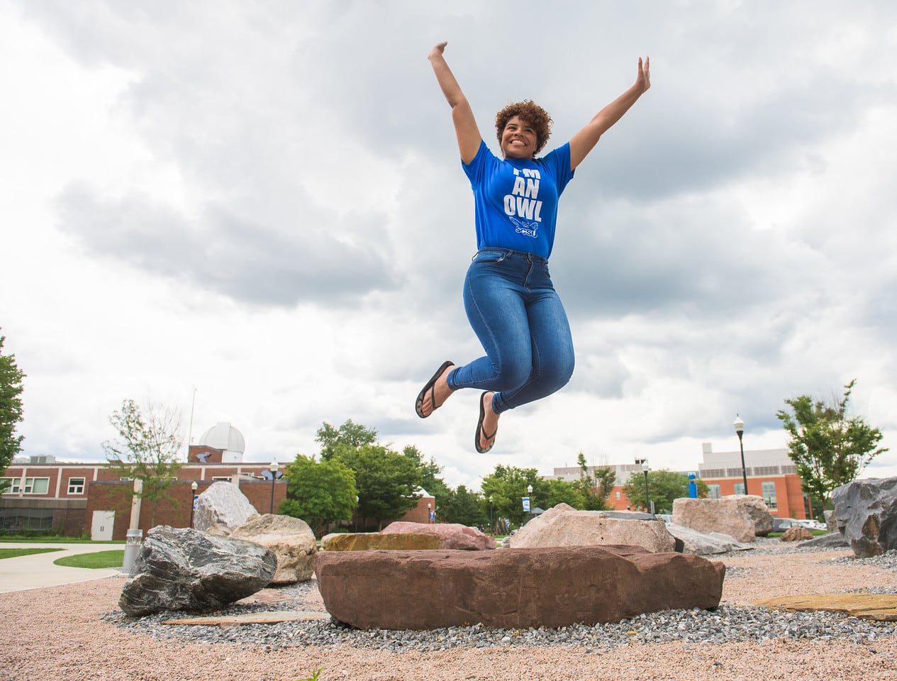 kiana Student jumping
